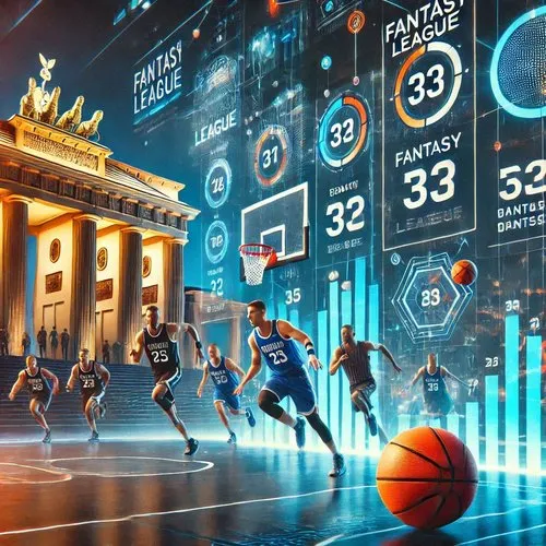 Basketball-Spieler in Aktion